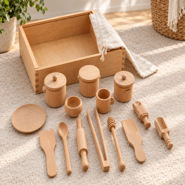 Montessori Wooden Kitchen & Baking Set