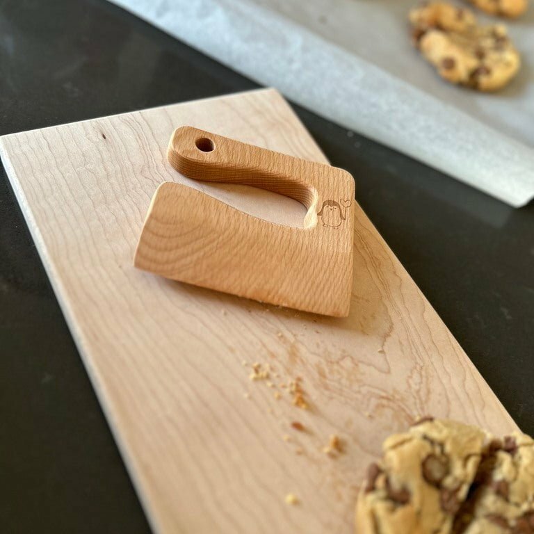 Child's Safe Wooden Cutter - Little Treasures