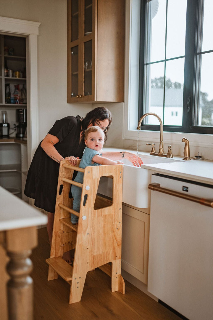 Learning Tower - Kitchen Helper Stool - All Natural - Little Treasures