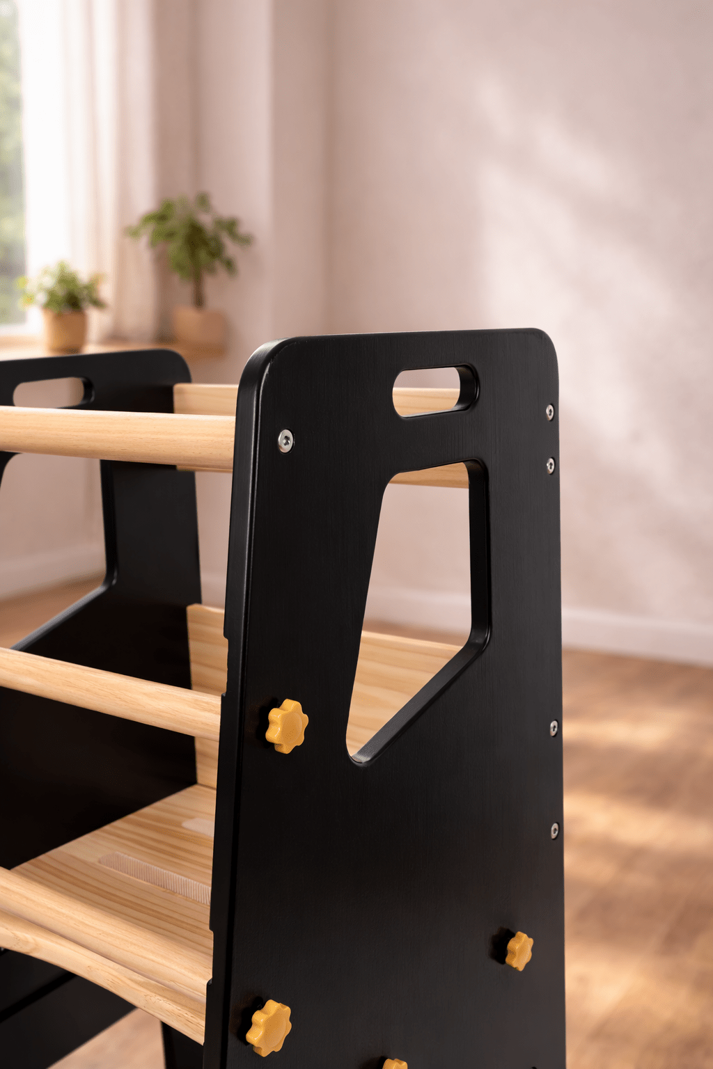 Learning Tower - Kitchen Helper Stool - Black - Little Treasures