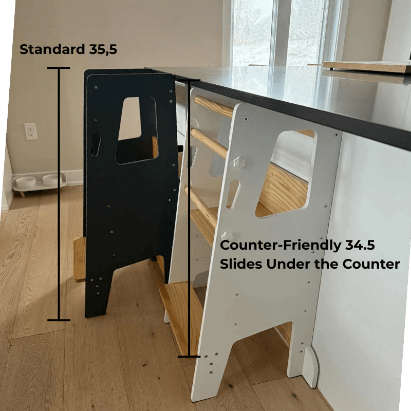 Learning Tower - Kitchen Helper Stool - Black - Little Treasures