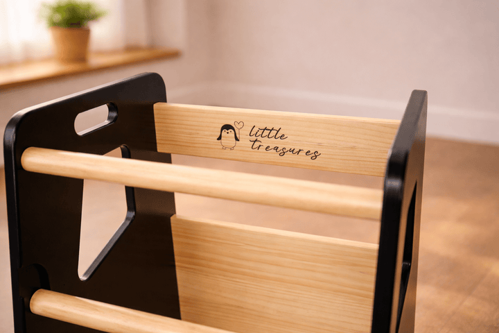 Learning Tower - Kitchen Helper Stool - Black - Little Treasures