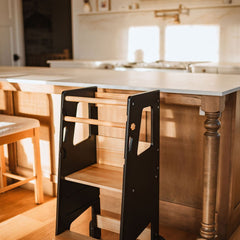 Learning Tower - Kitchen Helper Stool - Black - Little Treasures