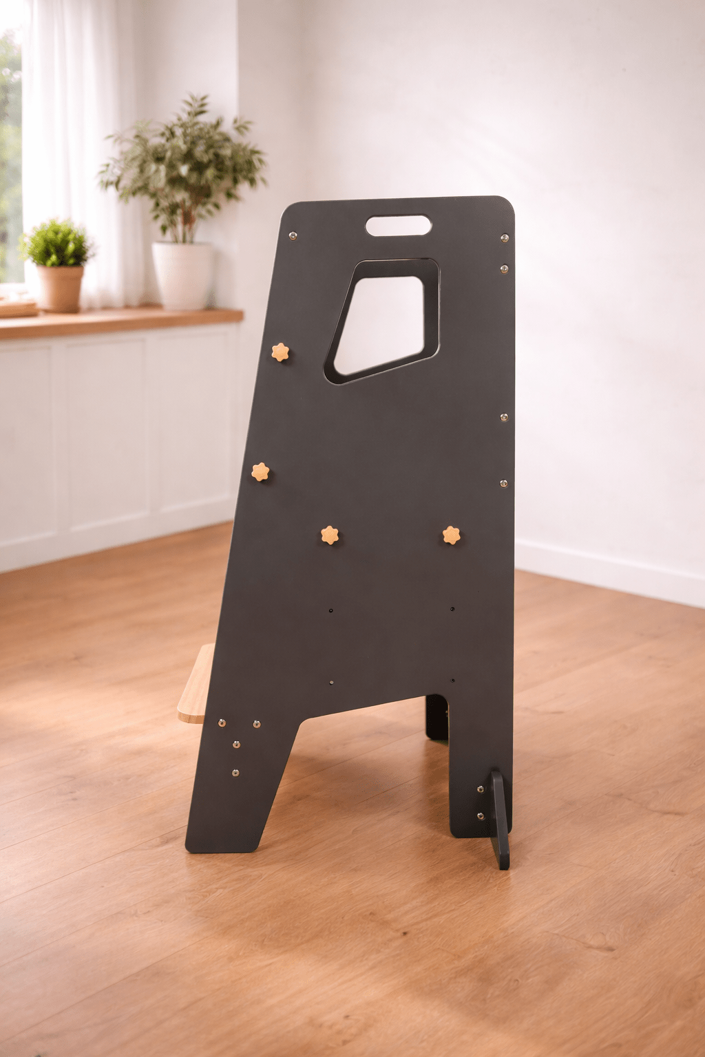 Learning Tower - Kitchen Helper Stool - Dark Grey - Little Treasures