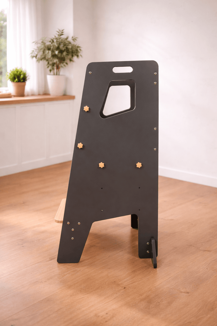 Learning Tower - Kitchen Helper Stool - Dark Grey - Little Treasures