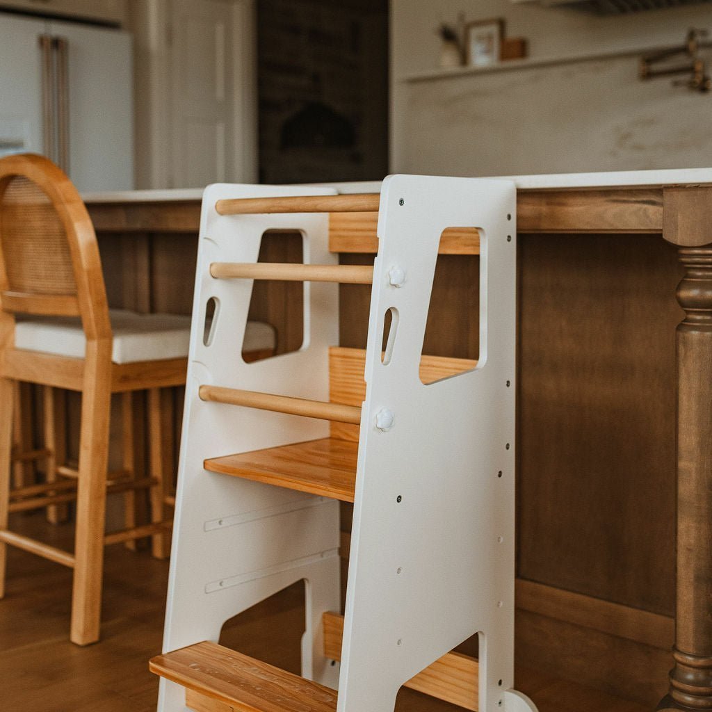 Learning Tower - Kitchen Helper Stool - Dark Grey - Little Treasures