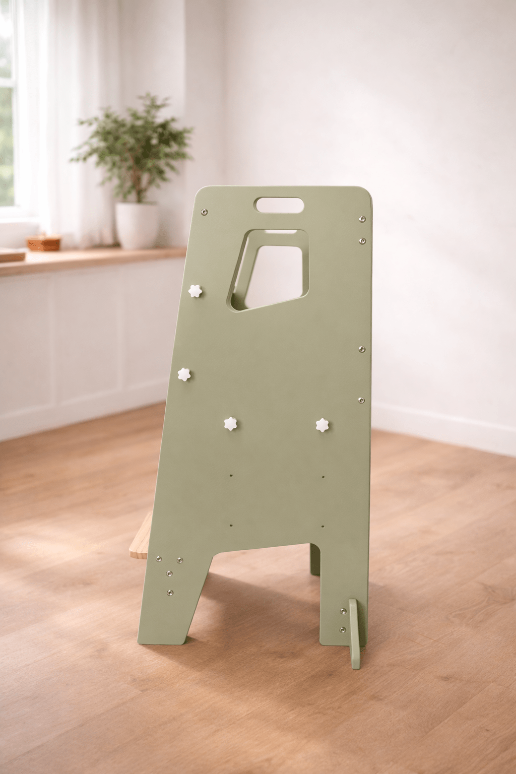 Learning Tower - Kitchen Helper Stool - Sage - Little Treasures