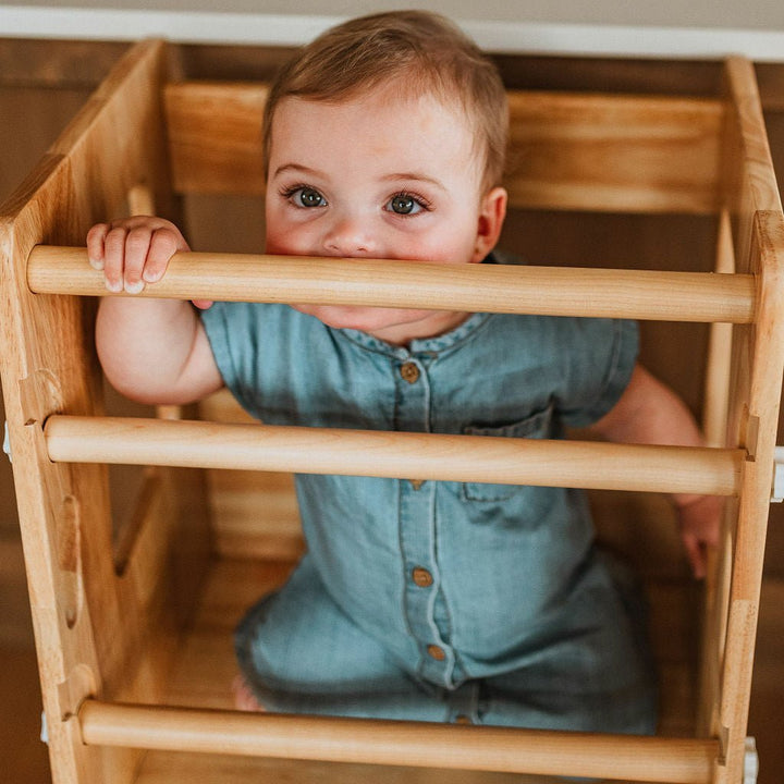 Learning Tower - Kitchen Helper Stool - Tan - Little Treasures