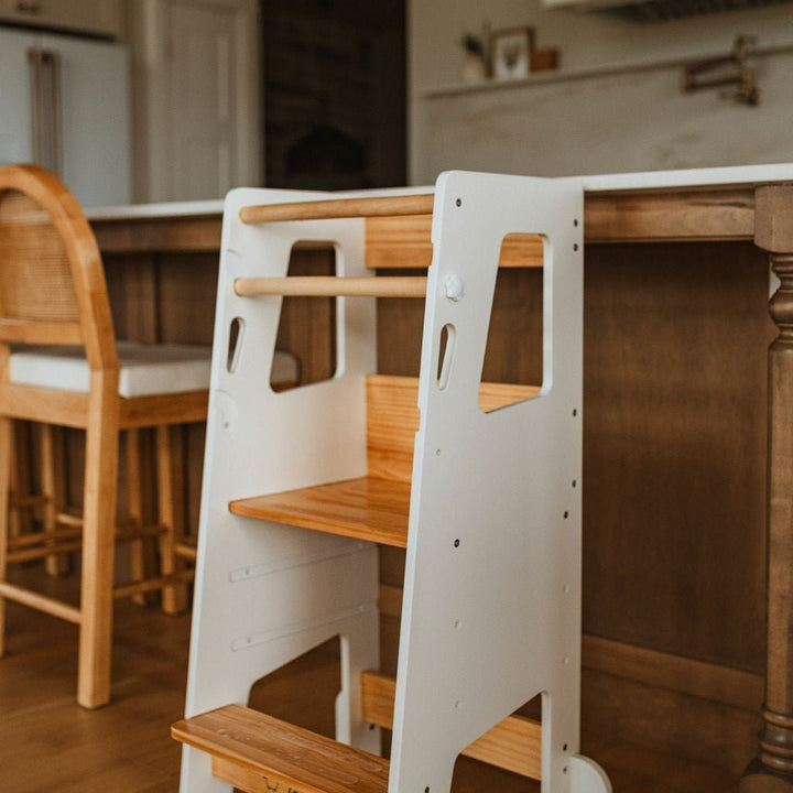 Learning Tower - Kitchen Helper Stool - Tan - Little Treasures