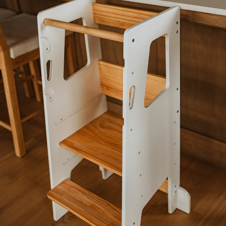 Learning Tower - Kitchen Helper Stool - Tan - Little Treasures