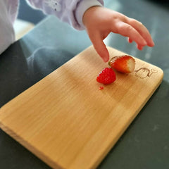 Toddler Safe Wooden Knife & Cutting Board Set - Little Treasures