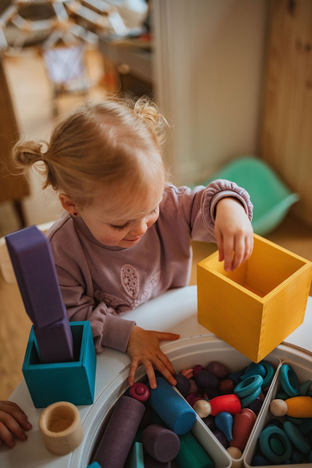 Wooden Nesting Cubes - Little Treasures