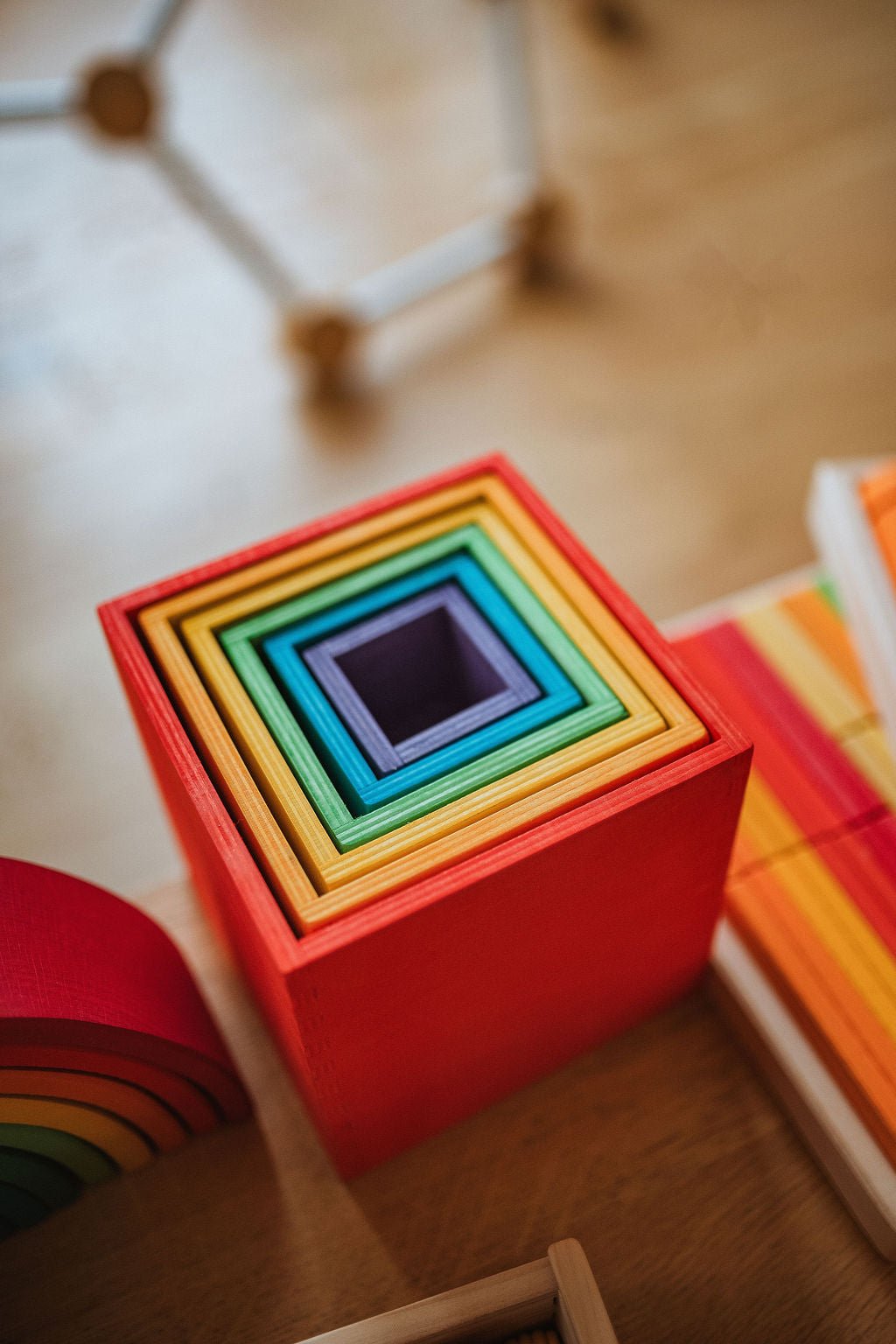 Wooden Nesting Cubes - Little Treasures