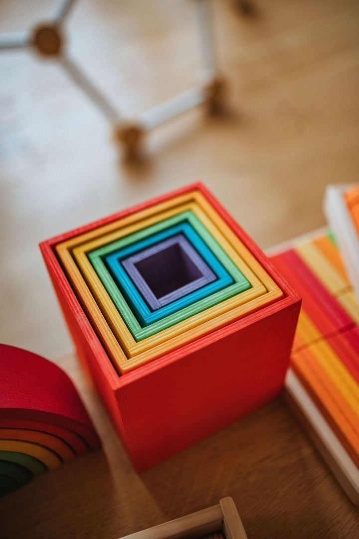 Wooden Nesting Cubes - Little Treasures